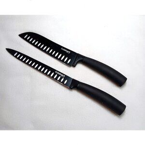 Cuisinart knives set of 2 - non-stick, black handles 7SAN, 8CR